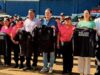 Alcalde Rafa Fararoni entrega patrullas y uniformes a policías de San Andrés Tuxtla