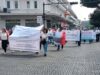 Jubilados de CFE protestan en Veracruz contra reforma al artículo 127