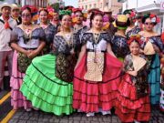 Ayuntamiento de San Andrés Tuxtla da bienvenida a bailarines del Festival Internacional del Folklore «Vive San Andrés» 2026