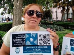Madre busca en Veracruz a su hijo desaparecido hace más de tres años en Quintana Roo