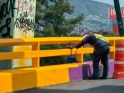 ¿Se acabó la ‘ajolotización’? CDMX vuelve a pintar de amarillo los puentes